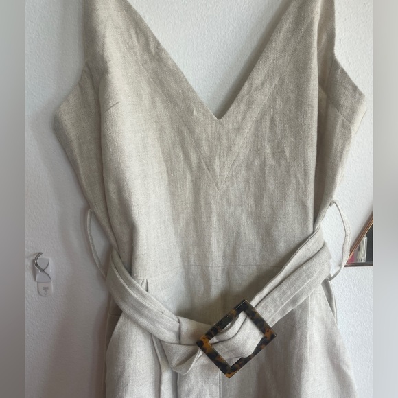 SHONA JOY linen jumpsuit - Picture 3 of 9